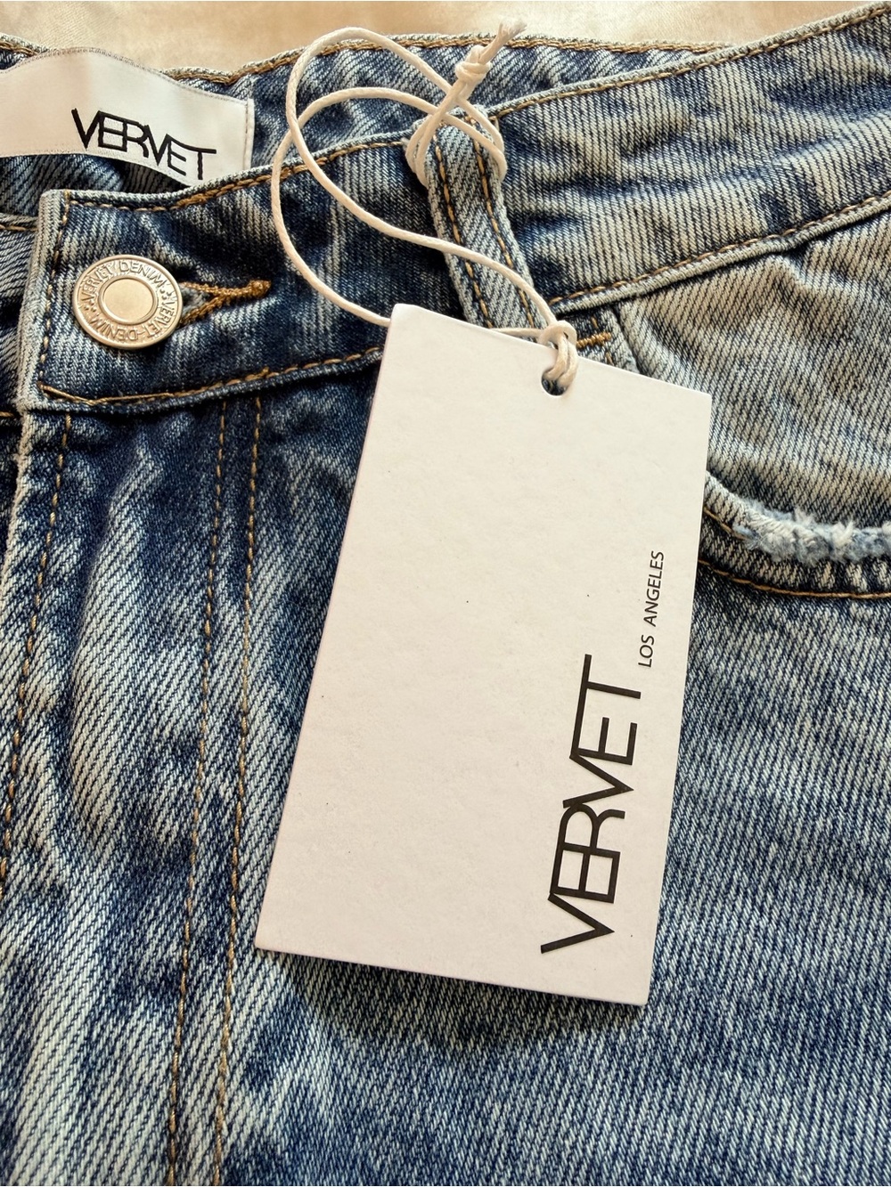 Vervet Distressed Mom Rigid High Rise Jeans - Picture 10 of 15